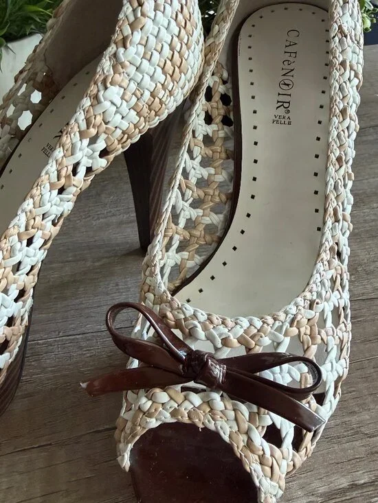 Café Noir woven heels – EU 40 (US 9–9.5) - Picture 4 of 4